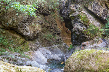 マイナスイオンたっぷりの滝と渓谷