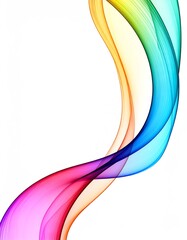 Fototapeta premium Colorful abstract wave design for backgrounds.