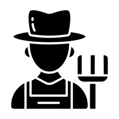An icon design of gardener
