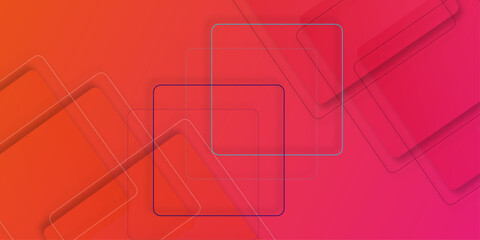 Overlapping geometric shapes creating a modern abstract design with shades of blue on a dark background. Minimal geometric background with dynamic hexagon lines. Vector Illustration.
