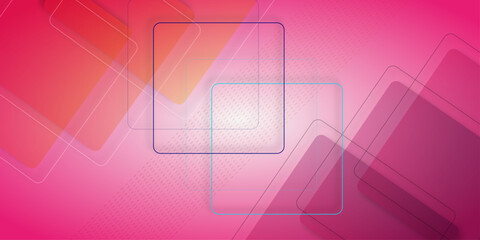 Overlapping geometric shapes creating a modern abstract design with shades of blue on a dark background. Minimal geometric background with dynamic hexagon lines. Vector Illustration.