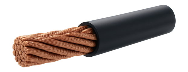 High-strand count speaker wire for efficient power in small home studios.