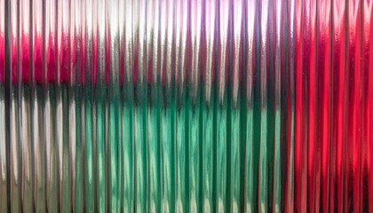Vibrant Wavy Glass Texture with Reflections and Iridescent Light Abstract Background