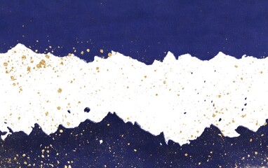 Abstract Navy Blue Gold Glitter Texture Background