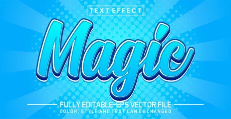 Magic font Text effect editable