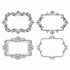 Decorative Victorian Emblem Frame Pack