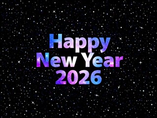 Happy New Year Celebration Wishing Everyone A Bright Future In 2026