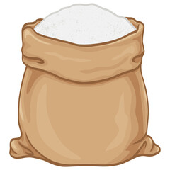 Sugar Sack Bag Vector Illustration