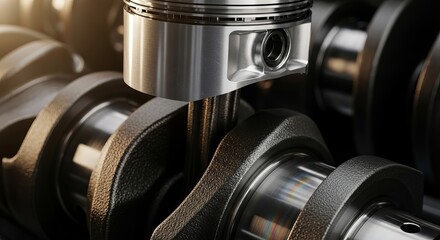 Engine piston crankshaft automotive motor vehicle mechanical engineering technology power machine metal industry design auto part