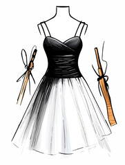 Aus der Serie: Design, Fashion und Modells, Entwürfe und Skizzen
