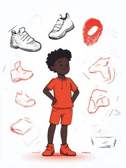 Aus der Serie: Design, Fashion und Modells, Entwürfe und Skizzen
