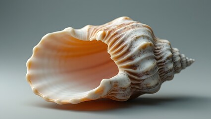 Detailed Seashell Closeup Photography Ocean Seashore