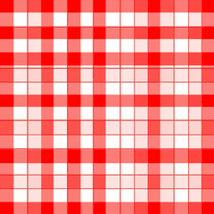 red gingham background