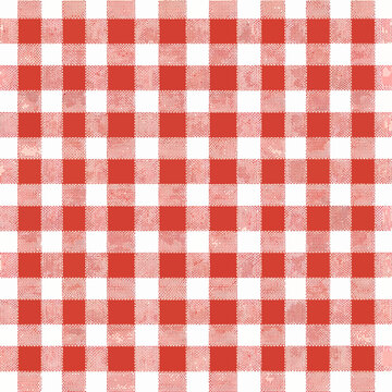 Red gingham background