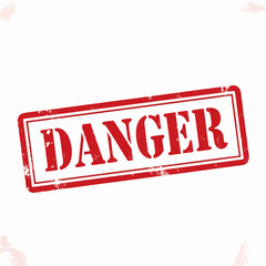 Danger Stamp, Made in Country Rubber Stamp Icons Set