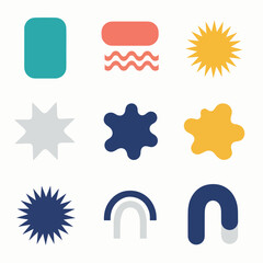 Fototapeta premium weather icons set