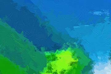 Various oil paintings, flowers, forest scenery, chrysanthemums, moonlight, roses, peonies, river water, mountainous areas