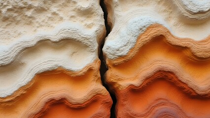 Abstract Orange and Beige Wave Texture Background