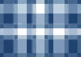 Seamless blue plaid tartan textile pattern design texture