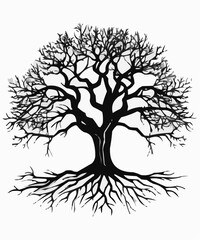 Obraz premium tree with roots