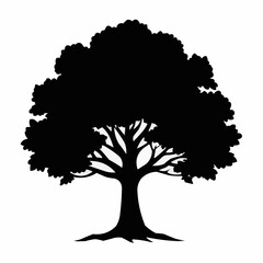Fototapeta premium vector tree silhouette