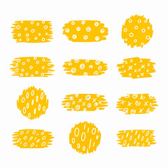 set of different types of cheese