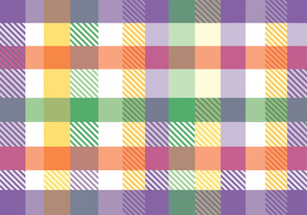 Abstract gingham fabric background Vector	