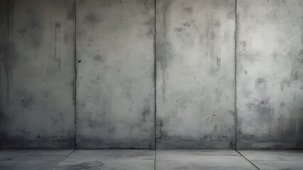 Grey Concrete Wall Texture Background Studio Room Interior Design