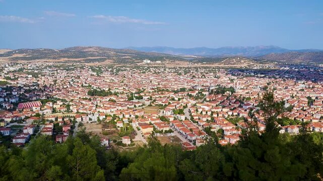 Panoramic view of Antalya's Korkuteli district