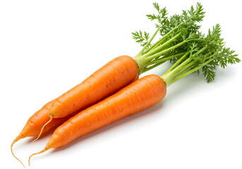 Fresh orange carrots vegetable food healthy eating carrot root vegetable nutrition diet on transparent background