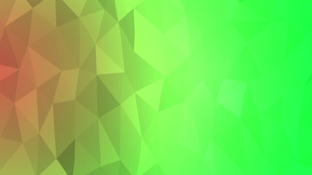 Abstract Geometric Background with Vibrant Green and Orange Gradient.