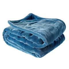 Cozy up with this soft plush blue blanket for ultimate comfort and warmth at home