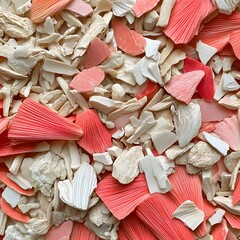 Abstract Coral and Bone Fragment Texture Background