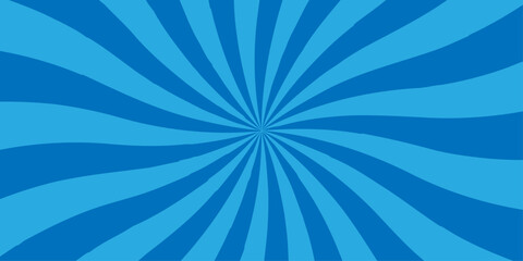 Vector sunray stripe background. Light sunburst glowing background. Sunburst pattern summer social banner. vector illustration pattern beam rays. Spiral radial striped backdrop design.	