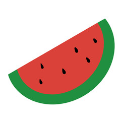 watermelon vector illustration