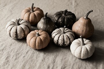 Halloween Pumpkin with Smoke Outdoors