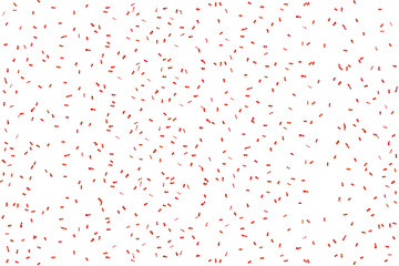 Obraz premium Red Confetti Seamless Pattern – Festive Scattered Overlay, Scattered Red Confetti – Celebration Party Background, Seamless Red Confetti Overlay – Festive Celebration Pattern