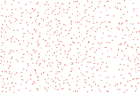 Red Confetti Seamless Pattern – Festive Scattered Overlay, Scattered Red Confetti – Celebration Party Background, Seamless Red Confetti Overlay – Festive Celebration Pattern