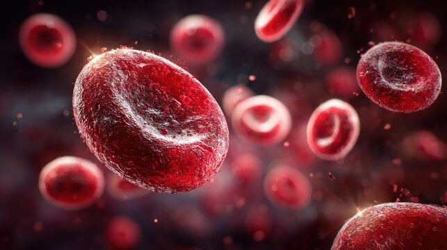 Red blood cells thrive in a dynamic environment, vital for transporting oxygen throughout the body