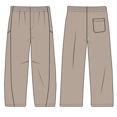 Men's Relaxed Jogger Pants with cut & Sew with elasticated Waist © shahin