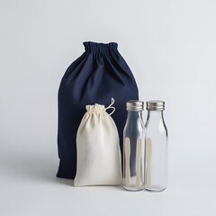 Eco-Friendly Reusable Bags Bottles and Utensils