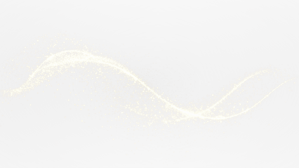 A shimmering golden light swirl design in PNG format, making it perfect as an overlay for your festive photo designs