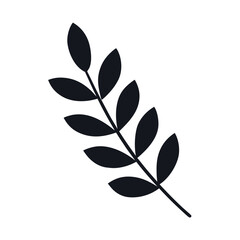 black and green leaves