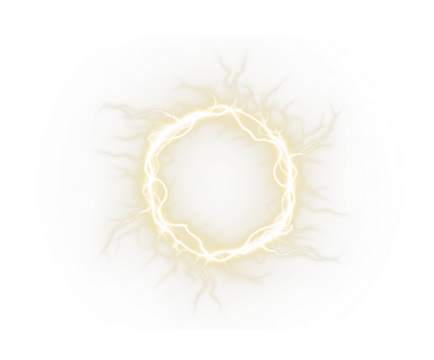 Highquality PNG overlay with electric arcs and glowing effects. Ideal for scifi, weather, and tech themes