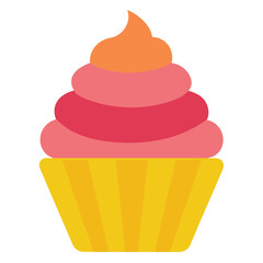 cupcake vector illustration