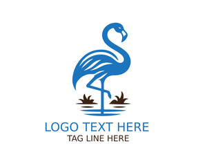 Obraz premium The Flamingo Logo