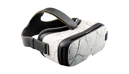 Marble VR Headset isolated on transparent background