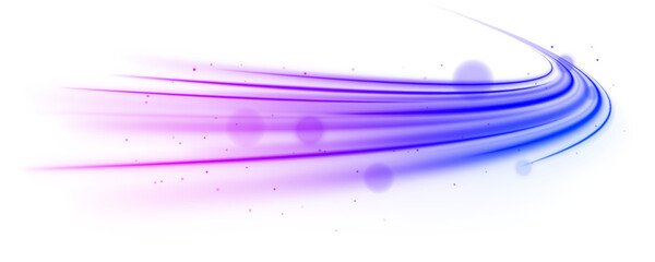 Electric purple streaks twist into spiral patterns, suggesting innovation and creative flow. The neon effect gives futuristic flair. Great for digital marketing themes. PNG