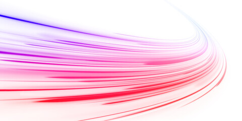 Pink glowing lines stretch across the screen with slight distortion, suggesting speed and intensity. The effect is energetic and vibrant. Perfect for digital sport designs. PNG © MEDUZA