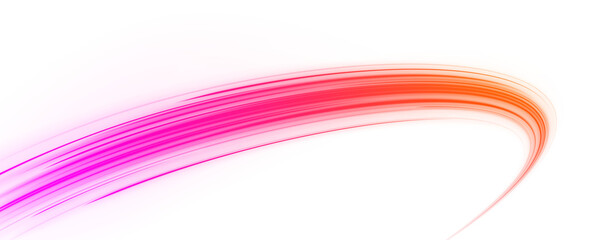 Electric pink and orange neon trails weave intricately, representing complex digital networks. The glowing effect adds depth and movement. Ideal for futuristic interface designs. PNG